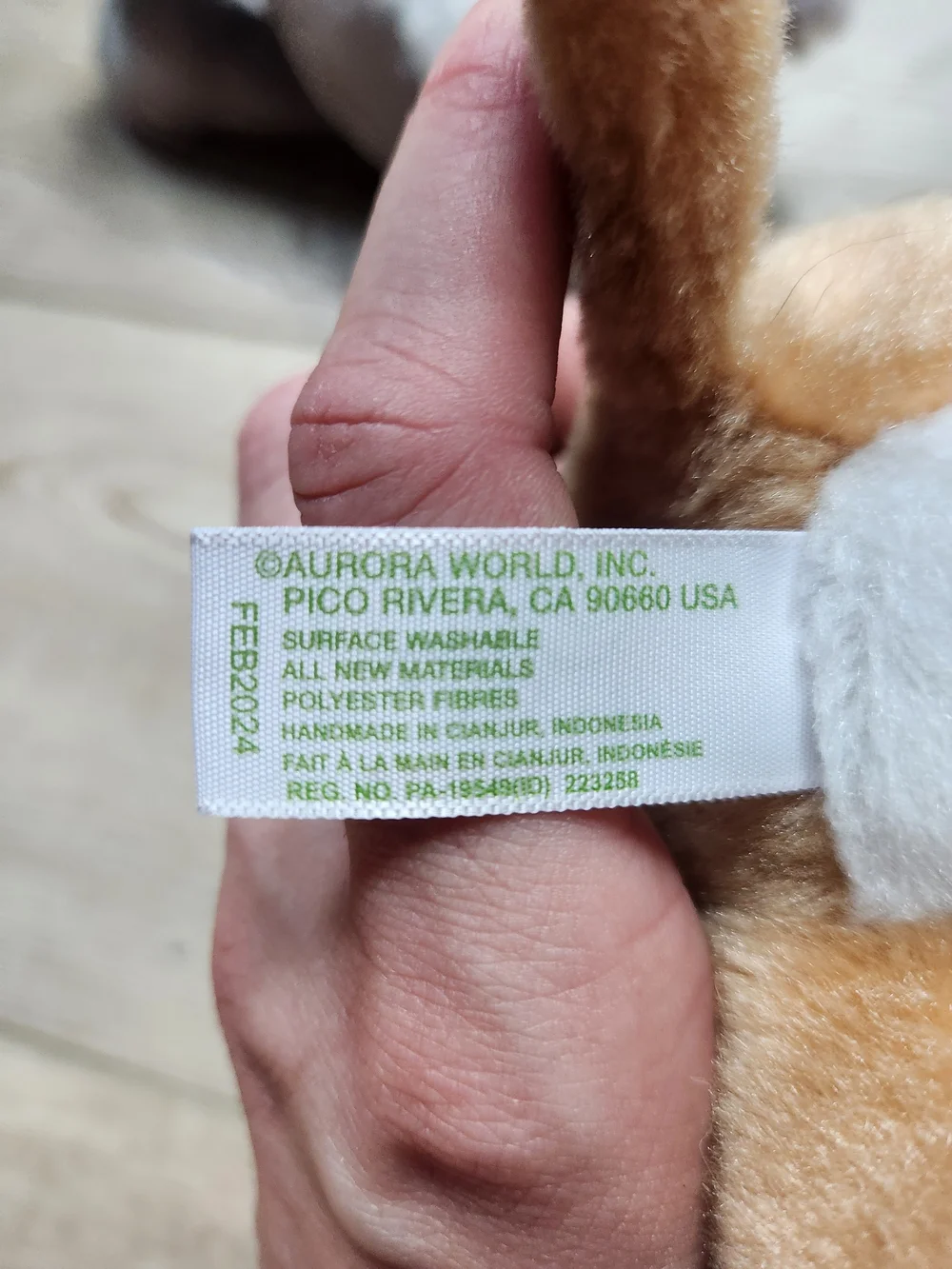 Plush Lion and Rhino Set - Brown Lion & Gray Rhino